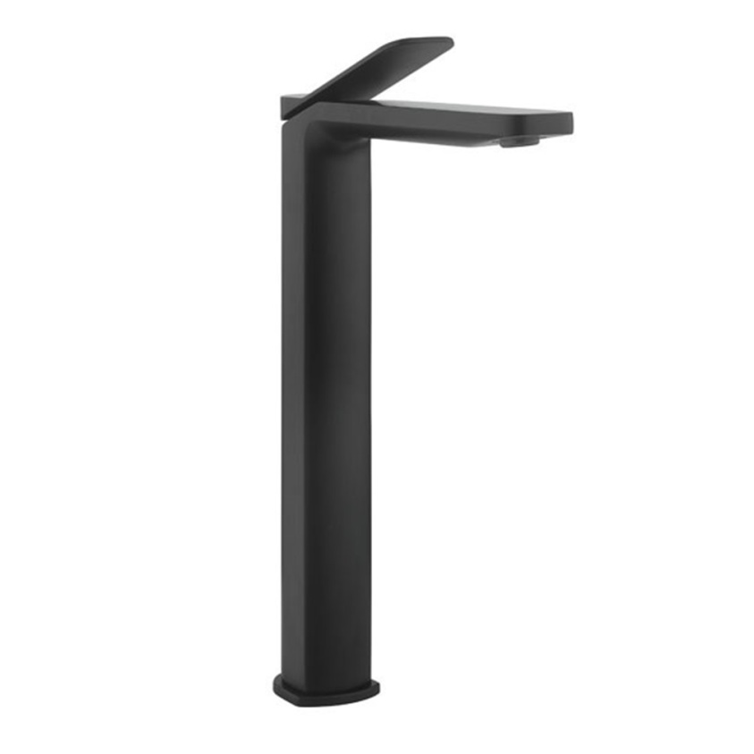 product cut out image of Crosswater Glide II Matt Black Tall Basin Monobloc Tap GD112DNM